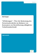 Cover-Bild zum Titel '"ErFahrungen" - Über die Bedeutung des Freizeitradverkehrs im Rahmen von Konzepten zur Beeinflussung alltäglicher Verkehrsmittelwahl' von 'Olaf Kasper'