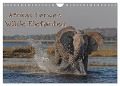 Afrikas Tierwelt - Wilde Elefanten (Wandkalender 2025 DIN A4 quer), CALVENDO Monatskalender - Michael Voß