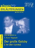 Cover-Bild zum Titel 'Der große Gatsby - The Great Gatsby von F. Scott Fitzgerald. Textanalyse und Interpretation.' von 'F Scott Fitzgerald'