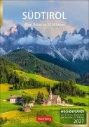 Cover-Bild zum Titel 'Südtirol Wochenplaner 2027 - Eine Reise in 53 Bildern' von 'Ulrike Issel'