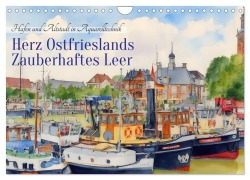 Cover-Bild zum Titel 'Herz Ostfrieslands - Zauberhaftes Leer (Wandkalender 2026 DIN A4 quer), CALVENDO Monatskalender' von 'Claudia Kleemann'