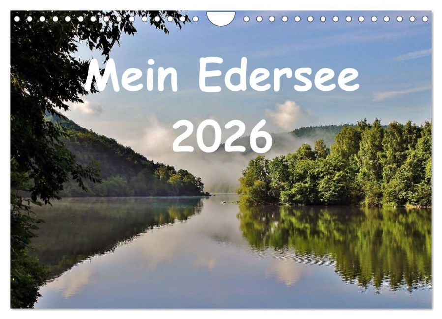 Mein Edersee 2026 (Wandkalender 2026 DIN A4 quer), CALVENDO Monatskalender - Heike Loß
