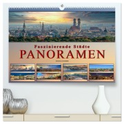 Faszinierende Städte, Panoramen (hochwertiger Premium Wandkalender 2026 DIN A2 quer), Kunstdruck in Hochglanz - Peter Roder