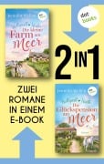 Cover-Bild zum Titel 'Hollywell Hearts: Die kleine Farm am Meer & Die Glückspension am Meer' von 'Jennifer Wellen'