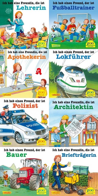 Pixi-8er-Set 281: Tolle Berufe bei Pixi (8x1 Exemplar) - diverse