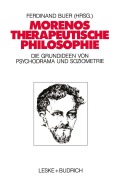 Cover-Bild zum Titel 'Morenos therapeutische Philosophie' von ''