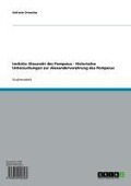 Cover-Bild zum Titel 'Imitatio Alexandri des Pompeius - Historische Untersuchungen zur Alexanderverehrung des Pompeius' von 'Stefanie Driescher'