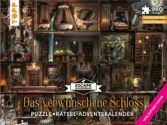 Cover-Bild zum Titel 'Puzzle-Rätsel-Adventskalender: Das verwunschene Schloss - 24 Puzzles mit insgesamt 960 Teilen' von 'Hans Pieper'