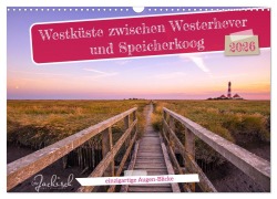 Westküste zwischen Westerhever und Speicherkoog (Wandkalender 2026 DIN A3 quer), CALVENDO Monatskalender - Ute Jackisch