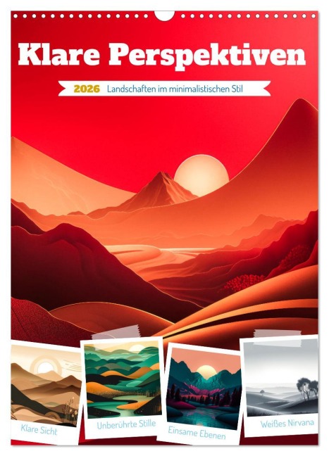 Klare Perspektiven (Wandkalender 2026 DIN A3 hoch), CALVENDO Monatskalender - Steffen Gierok-Latniak