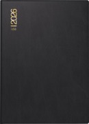 rido/idé 7013002906 | Taschenkalender Mod. perfect/Technik I 2026 | A6, Kunststoff, schwarz - 
