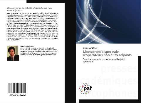 Monodromie spectrale d'opérateurs non auto-adjoints - Quang Sang Phan