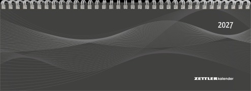 Cover-Bild zum Titel 'Tisch-Querkalender Profi schwarz 2027' von ''