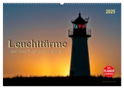 Leuchttürme - maritime Wegweiser weltweit (Wandkalender 2025 DIN A2 quer), CALVENDO Monatskalender - Peter Roder