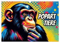 Cover-Bild zum Titel 'Popart-Tiere (Wandkalender 2026 DIN A3 quer), CALVENDO Monatskalender' von 'Peter R. Stuhlmann'