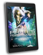 Cover-Bild zum Titel 'Alien Pirate's Feisty Queen (Draconian Warriors, #15)' von 'Miranda Martin'