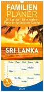 Cover-Bild zum Titel 'Familienplaner 2026 - Sri Lanka - Eine wahre Perle im Indischen Ozean mit 5 Spalten (Wandkalender, 21 x 45 cm) CALVENDO' von 'Sf Sf'