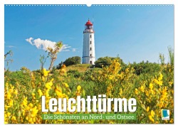 Cover-Bild zum Titel 'Leuchttürme: Die Schönsten an Nord- und Ostsee (Wandkalender 2026 DIN A2 quer), CALVENDO Monatskalender' von 'Calvendo Calvendo'