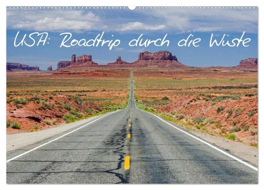 USA: Roadtrip durch die Wüste (Wandkalender 2027 DIN A2 quer), CALVENDO Monatskalender - Fotosvonlucke