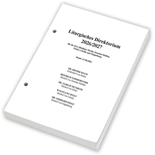 Liturgisches Direktorium 2026/2027 - 