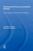 Cover-Bild zum Titel 'Development Finance As Institution Building' von 'Jan Pieter Krahnen'