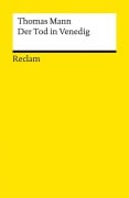 Cover-Bild zum Titel 'Der Tod in Venedig' von 'Thomas Mann'