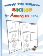 Cover-Bild zum Titel 'How to Draw Skins for Am@ng.us Fans' von 'Ricky Roogle'