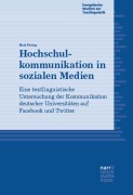 Cover-Bild zum Titel 'Hochschulkommunikation in sozialen Medien' von 'Mark Döring'