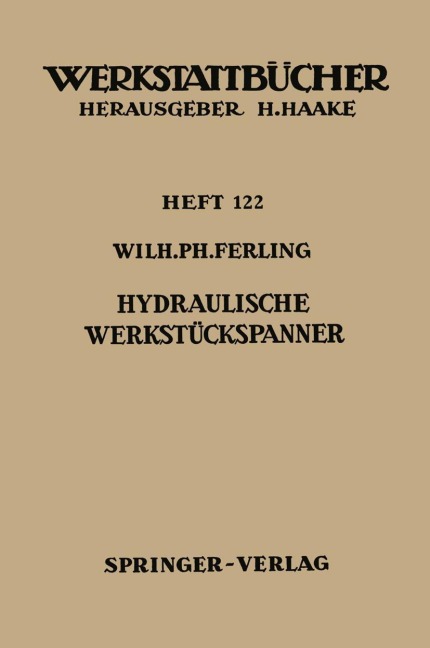 Hydraulische Werkstückspanner - W. P. Ferling