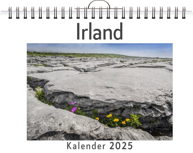 Irland - (Wandkalender 2025, Kalender DIN A4 quer, Monatskalender im Querformat mit Kalendarium, das perfekte Geschenk) - Eva Lang