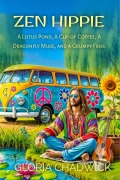 Cover-Bild zum Titel 'Zen Hippie: A Lotus Pond, A Cup of Coffee, A Dragonfly Muse, and A Grumpy Frog' von 'Gloria Chadwick'
