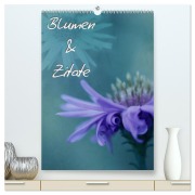 Cover-Bild zum Titel 'Blumen & Zitate (hochwertiger Premium Wandkalender 2026 DIN A2 hoch), Kunstdruck in Hochglanz' von 'Christine Bässler'