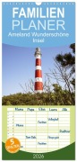 Familienplaner 2026 - Ameland Wunderschöne Insel mit 5 Spalten (Wandkalender, 21 x 45 cm) CALVENDO - Gregor Herzog