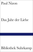 Cover-Bild zum Titel 'Das Jahr der Liebe' von 'Paul Nizon'