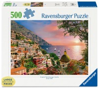 Cover-Bild zum Titel 'Erwachsenenpuzzle 500 Teile - Positano - Puzzlespaß mit größeren Puzzleteilen für die ganze Familie' von ''