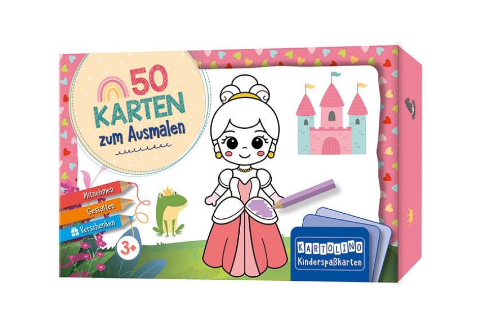 50 Karten zum Ausmalen - Zauberwelt - 