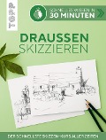 Cover-Bild zum Titel 'Schnelles Wissen in 30 Minuten - Draußen skizzieren' von 'Bernd Klimmer'