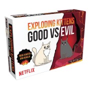 Cover-Bild zum Titel 'Exploding Kittens Good vs Evil' von 'Matthew Inman, Shane Small, Elan Lee'