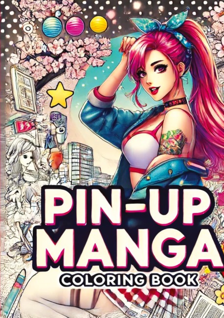 Manga Pin-Up Girls - Clara Farbenfroh