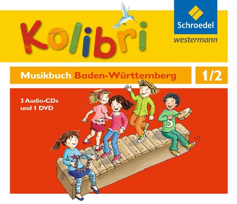 Kolibri - Das Musikbuch 1 / 2. Hörbeispiele 4 Audio-CDs + eine Tanz-DVD. Baden-Württemberg - 
