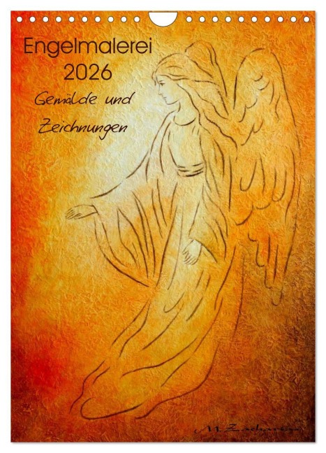 Engelmalerei 2026 Gemälde und Zeichnungen (Wandkalender 2026 DIN A4 hoch), CALVENDO Monatskalender - Marita Zacharias