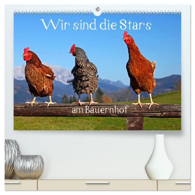 Wir sind die Stars am Bauernhof (hochwertiger Premium Wandkalender 2026 DIN A2 quer), Kunstdruck in Hochglanz - Christa Kramer
