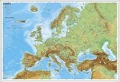 Europa, physisch 1 : 7 500 000. Wandkarte Kleinformat ohne Metallstäbe - 