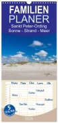 Familienplaner 2026 - Sankt Peter-Ording. Sonne - Strand - Meer mit 5 Spalten (Wandkalender, 21 x 45 cm) CALVENDO - Sabine Reuke
