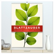 Cover-Bild zum Titel 'Blattzauber (hochwertiger Premium Wandkalender 2026 DIN A2 hoch), Kunstdruck in Hochglanz' von 'Wildlife Art Print'