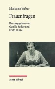 Cover-Bild zum Titel 'Frauenfragen' von 'Marianne Weber'