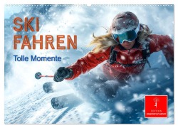 Cover-Bild zum Titel 'Skifahren - tolle Momente (Wandkalender 2026 DIN A2 quer), CALVENDO Monatskalender' von 'Peter Roder'