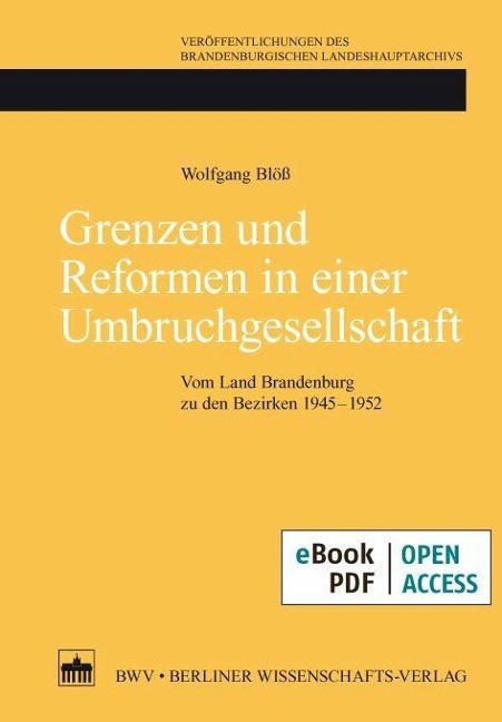 Grenzen und Reformen in einer Umbruchgesellschaft - Wolfgang Blöß