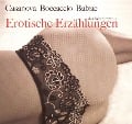 Cover-Bild zum Titel 'Erotische Erzählungen der Weltliteratur' von 'Honore de Balzac, Giovanni Boccaccio, Giacomo Casanova'