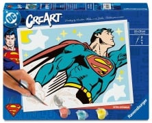 Cover-Bild zum Titel 'CreArt, Malen nach Zahlen Adults Trend DC Comics - Retro Superman' von ''
